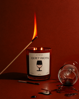 Quiet Riot 8oz Candle - LeftBrain